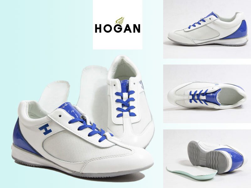 Hogan Outlet Online Donna Autunno-Inverno Scarpe Bianco Blu