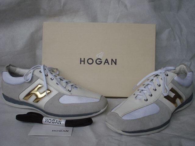 Hogan Online Hi-Sprint Scarpe Gey Bianco Gold