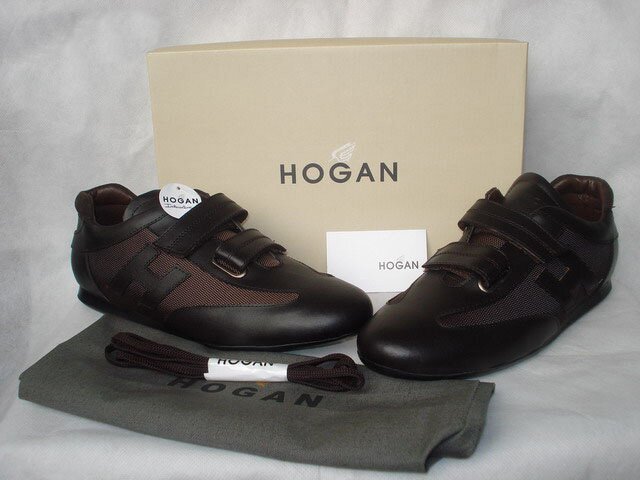 Donna Scarpe Hogan Outlet Online Olympia Nero Coffee